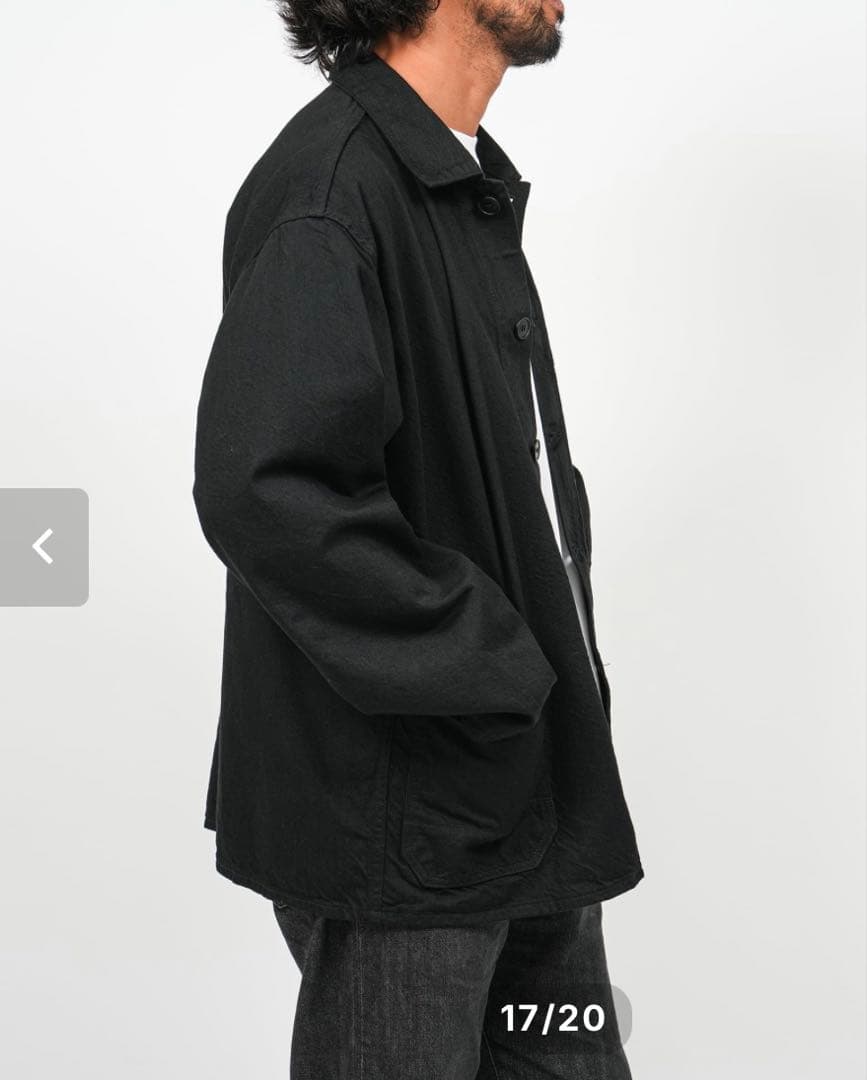 ジャケット・アウター OVY Euro Work Black Denim Jacket