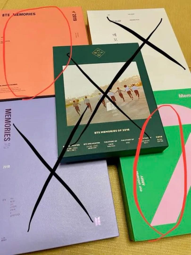 値下げ　BTS memories  まとめ売り　2019 2020