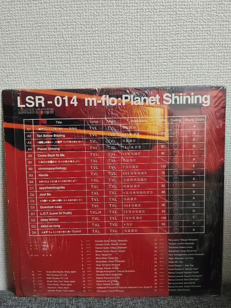 激レア!m-flo『Planet Shining』レコード シュリンク付