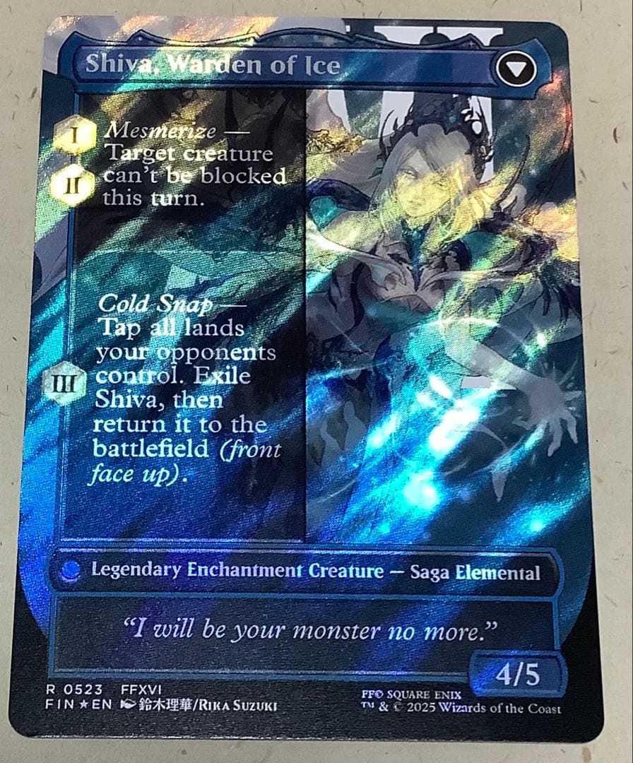 MTG　シヴァのドミナント、ジル/氷の召喚獣、シヴァ　英語　サージ FOIL