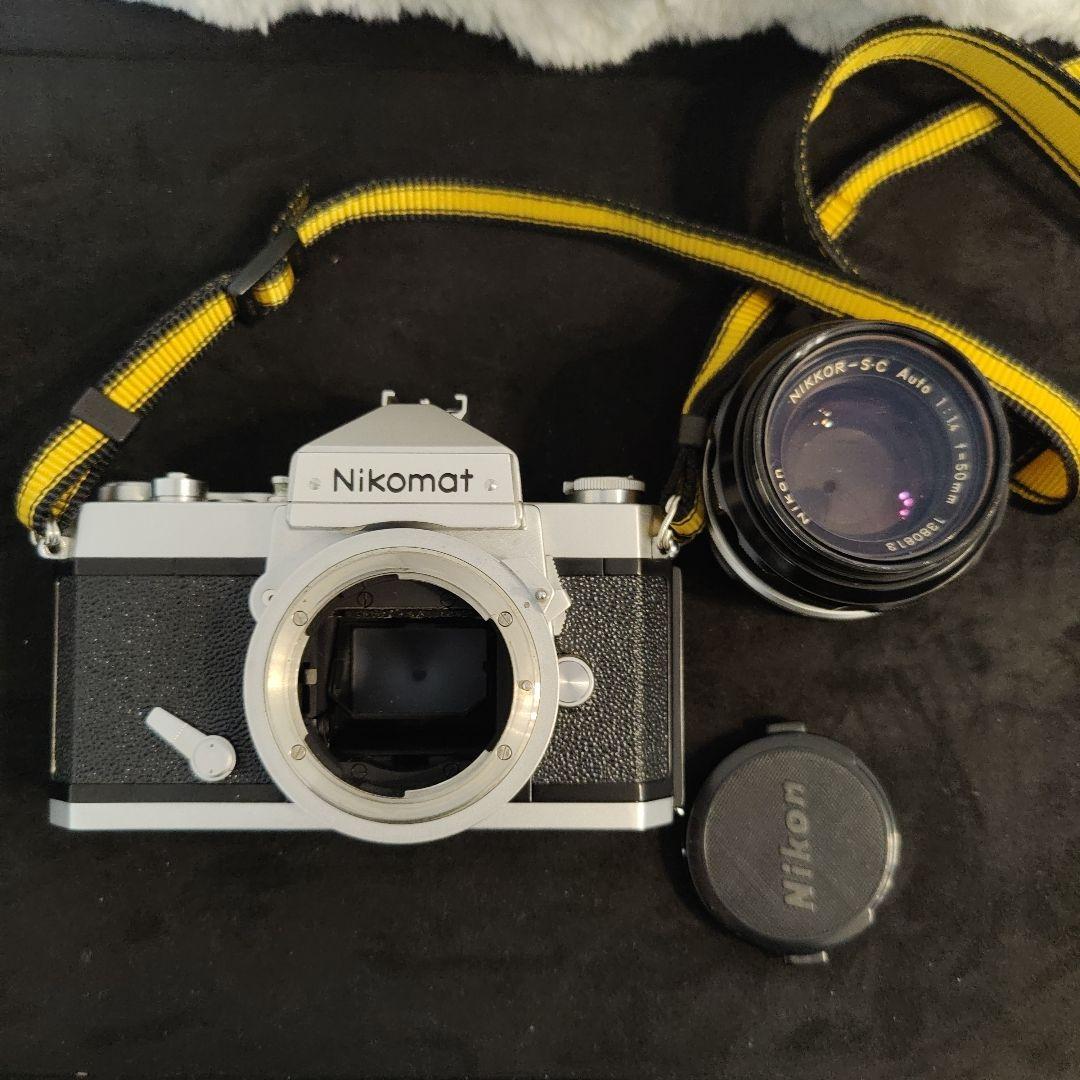 Nikon Nikomat FTNフィルムカメラ 35mmレンズ付き