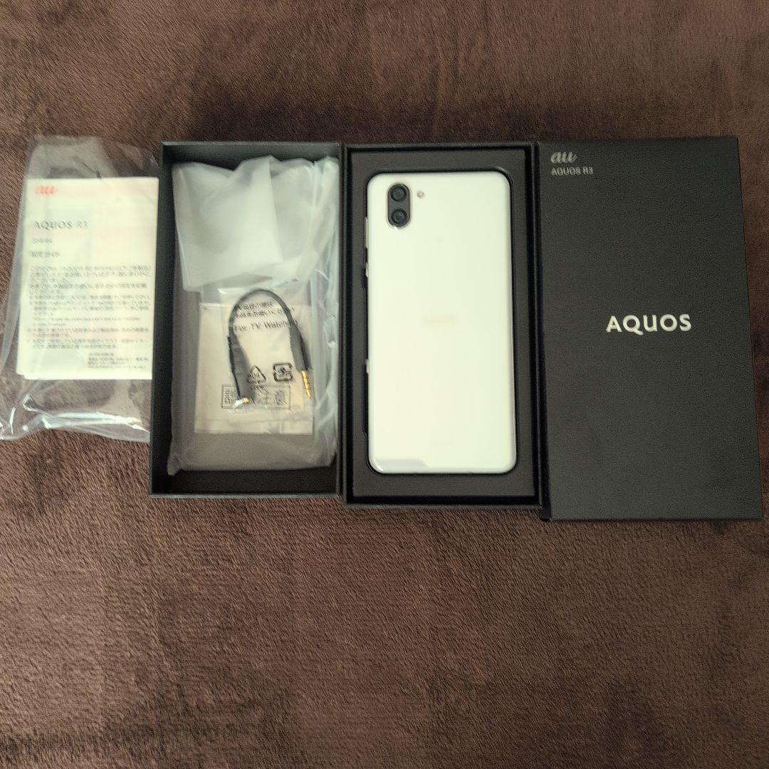 AQUOS スマートフォン 本体 約6.1インチ ホワイト　AQUOS　R3