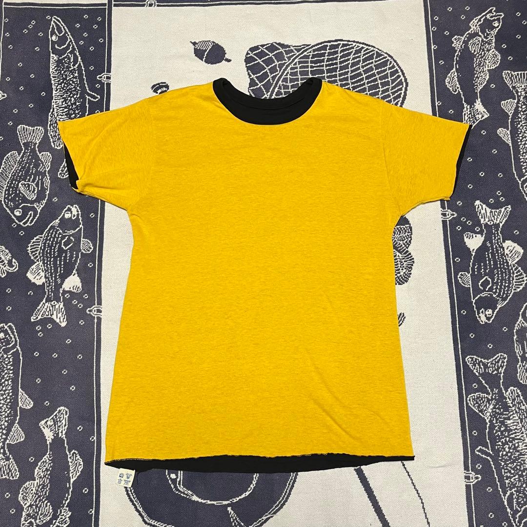 チャンピオン バータグ リバーシブルTシャツ 両面プリント 80s トリコタグ