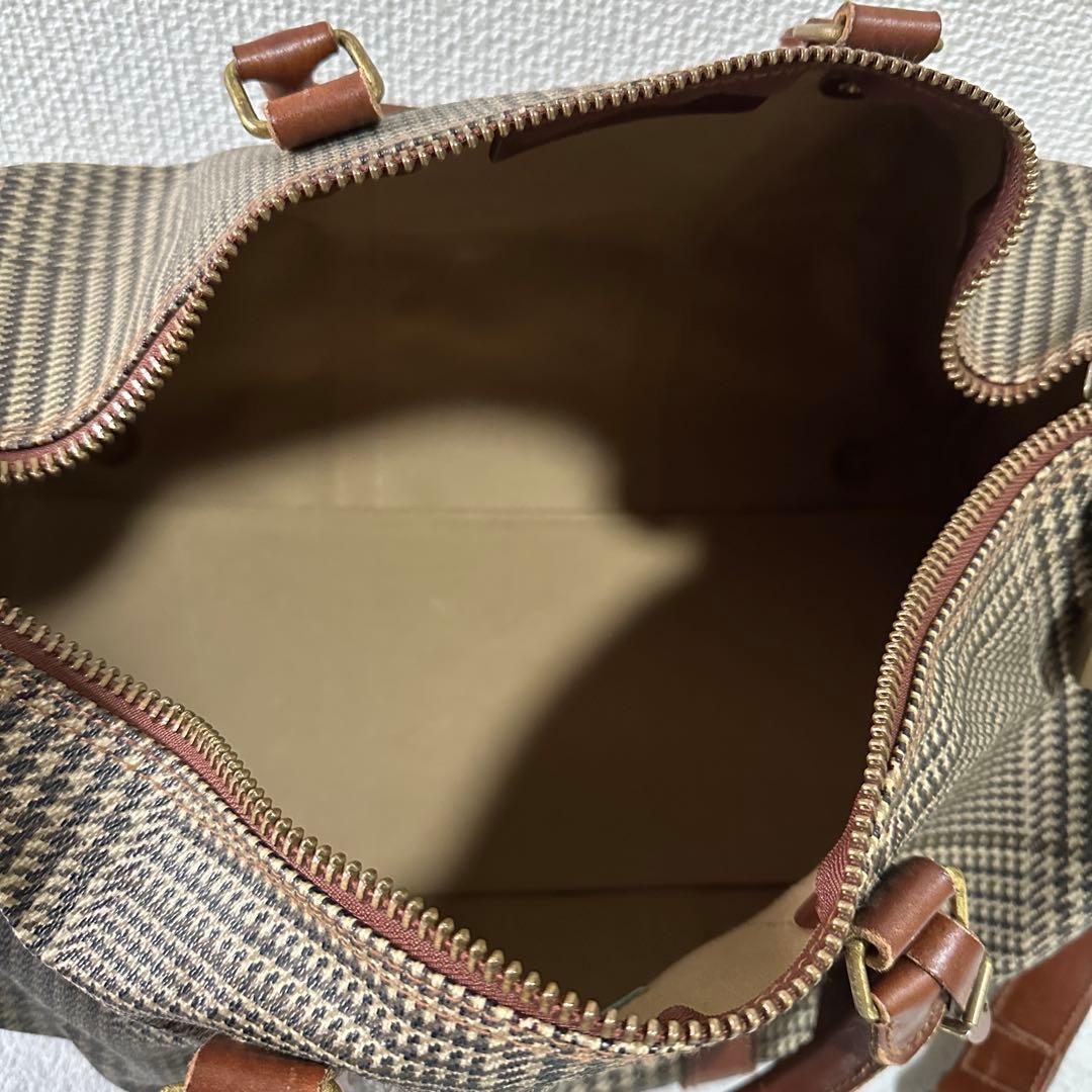専用★美品✨大容量 2way ラルフローレン　ボストンバッグ　ショルダー　千鳥格