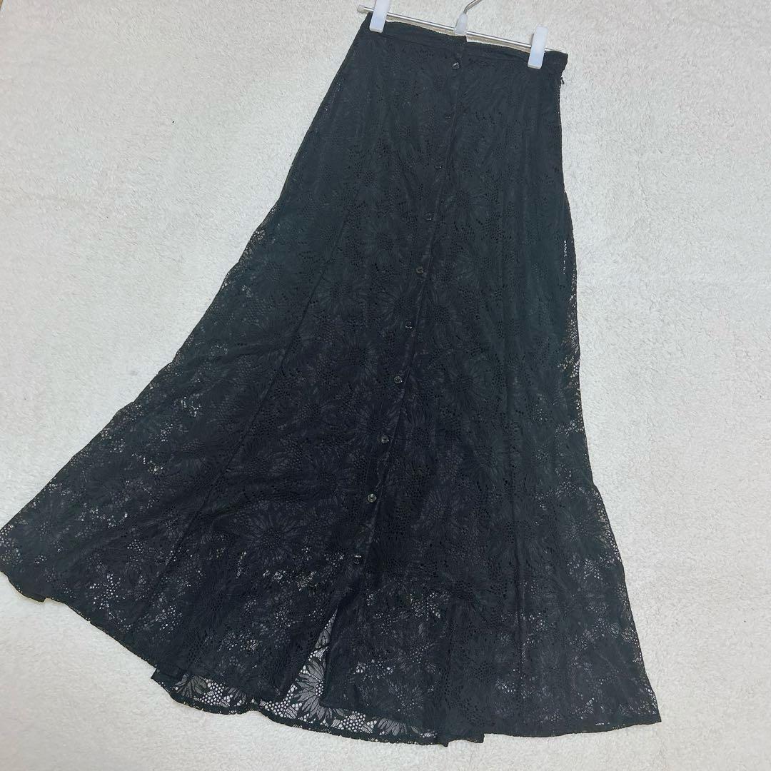 AMERIアメリMARGARET LACE ALINE SKIRTレーススカート