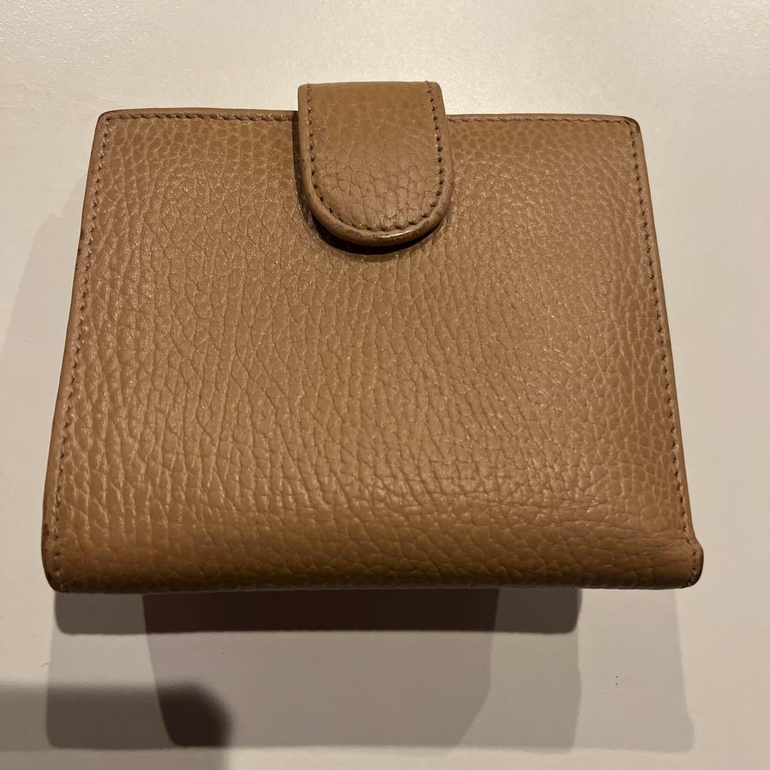 GUCCI グッチ 二つ折財布 ベージュ