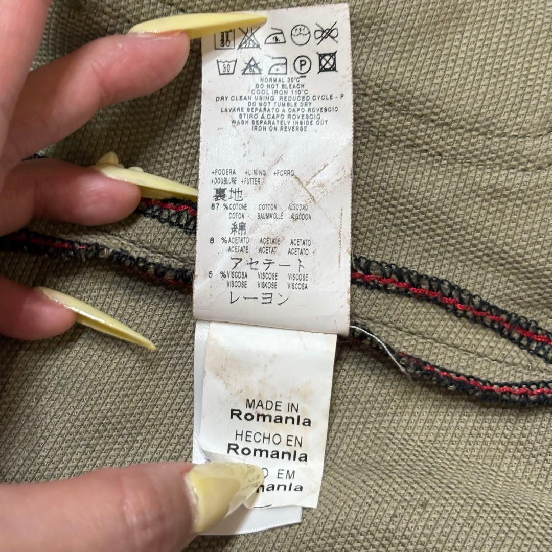 00s archive linen Napoléon jacket グランジ