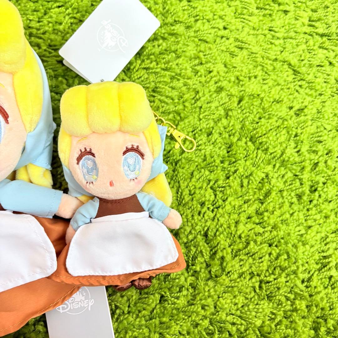 ディズニー　シンデレラ　ぬいぐるみ&キーチェーン　tiny