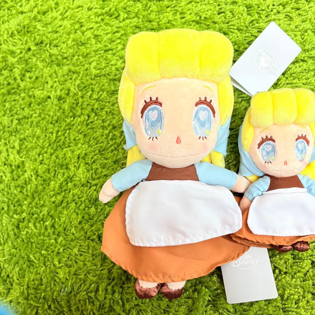 ディズニー　シンデレラ　ぬいぐるみ&キーチェーン　tiny