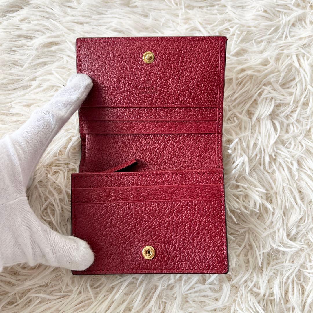 ⭐️新品未使用⭐️　GUCCI オフィディアGGフローラ　二つ折り財布　レザー