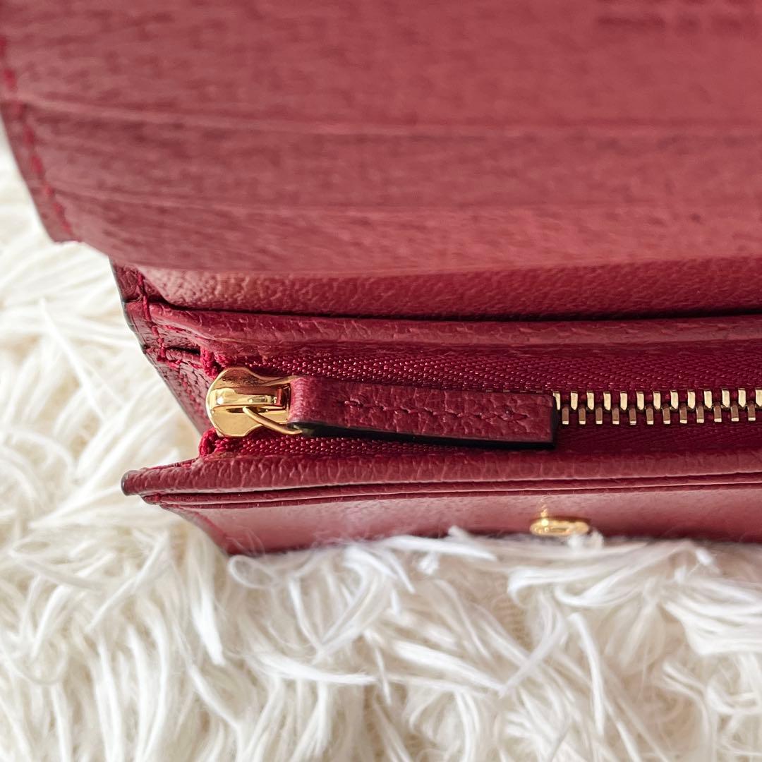 ⭐️新品未使用⭐️　GUCCI オフィディアGGフローラ　二つ折り財布　レザー