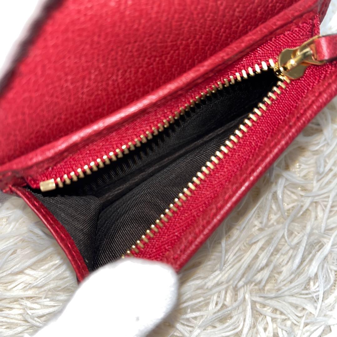 ⭐️新品未使用⭐️　GUCCI オフィディアGGフローラ　二つ折り財布　レザー