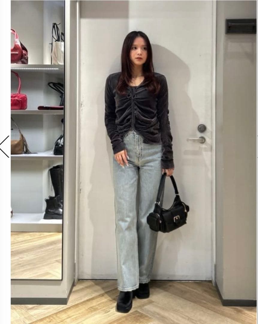 パンツ Moussy HW 90S STRAIGHT 25