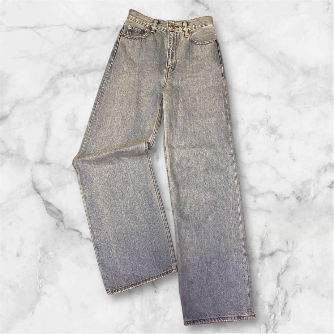 パンツ Moussy HW 90S STRAIGHT 25