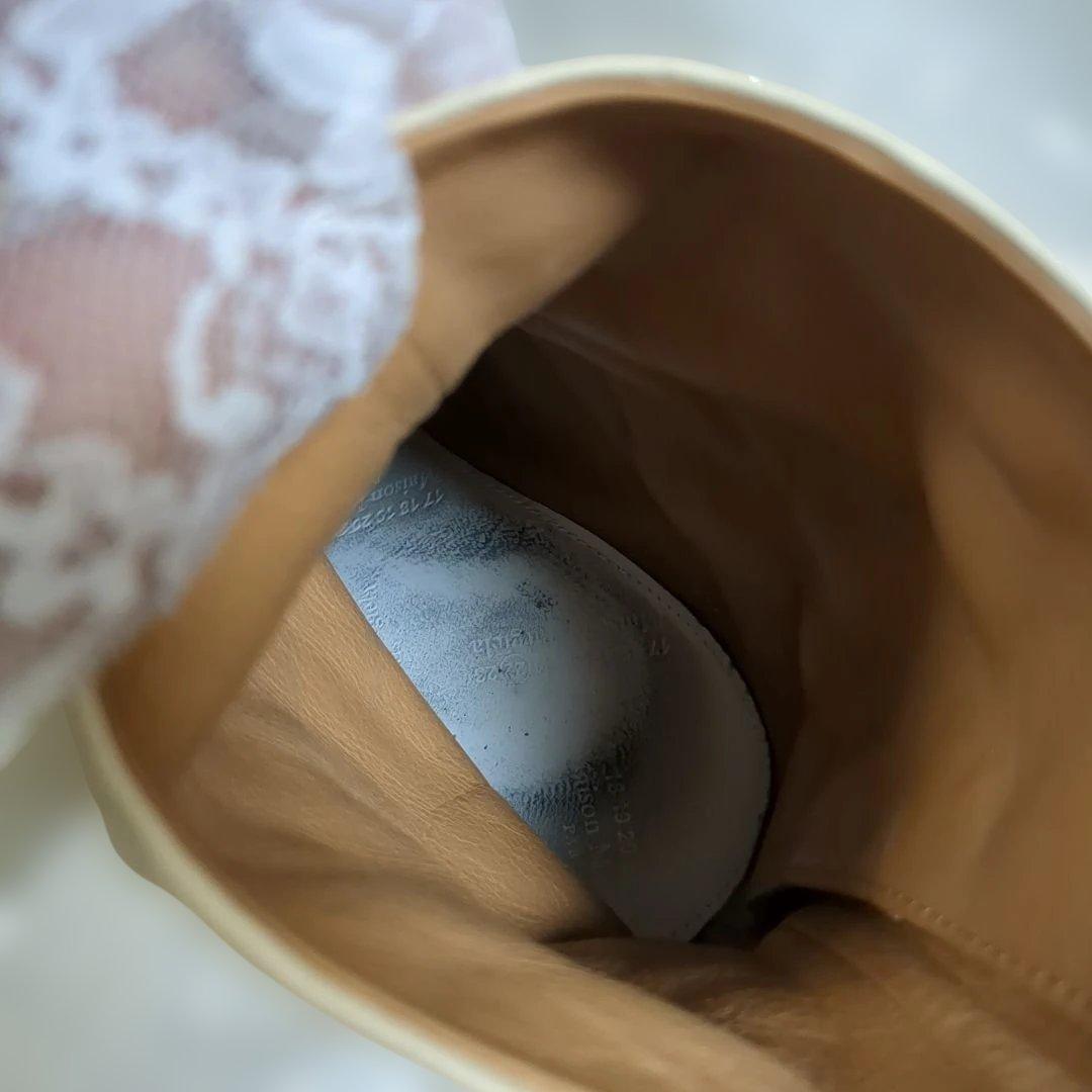 【rierie様限定】Maison Margiela 足袋ブーツ36アイボリー