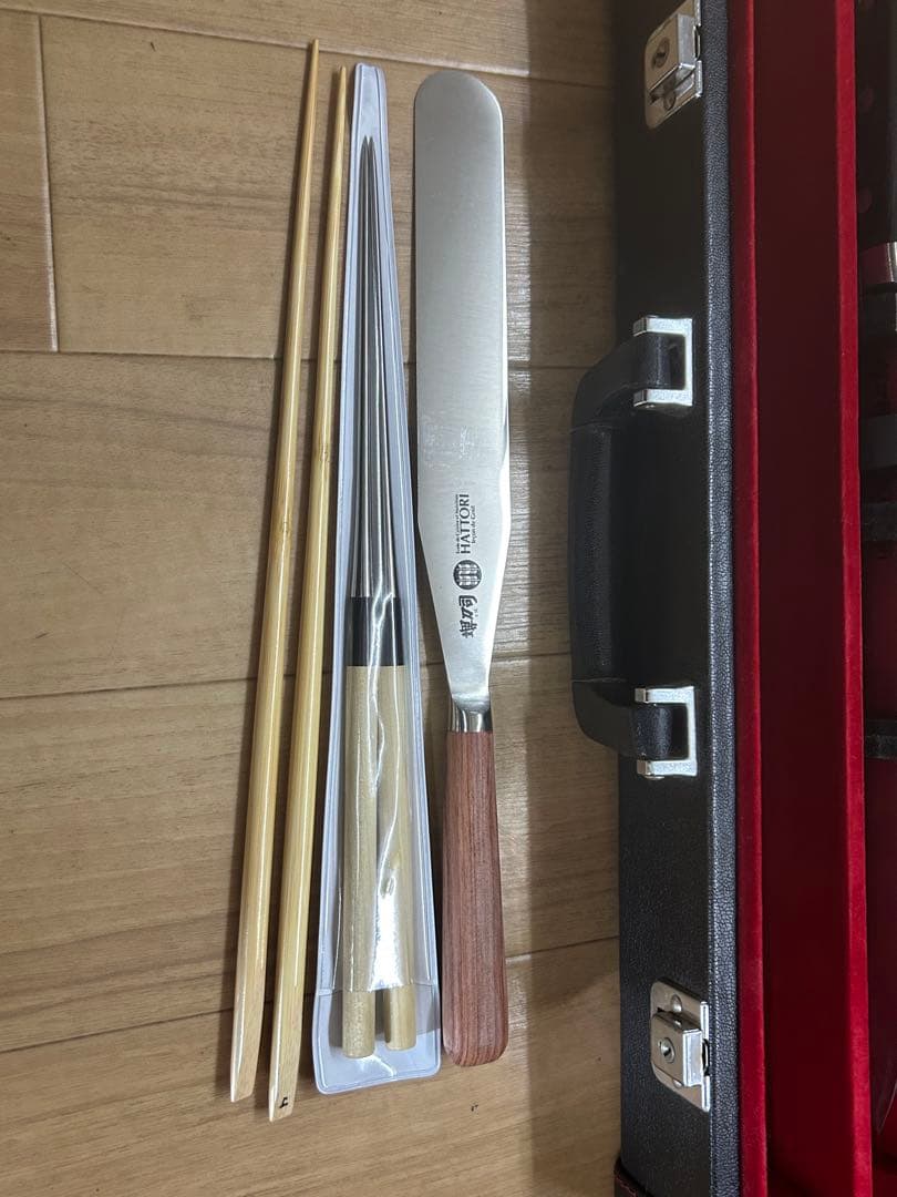HATTORI 服部 包丁セット 堺刀司 ハードケース付き 刃物 中古品
