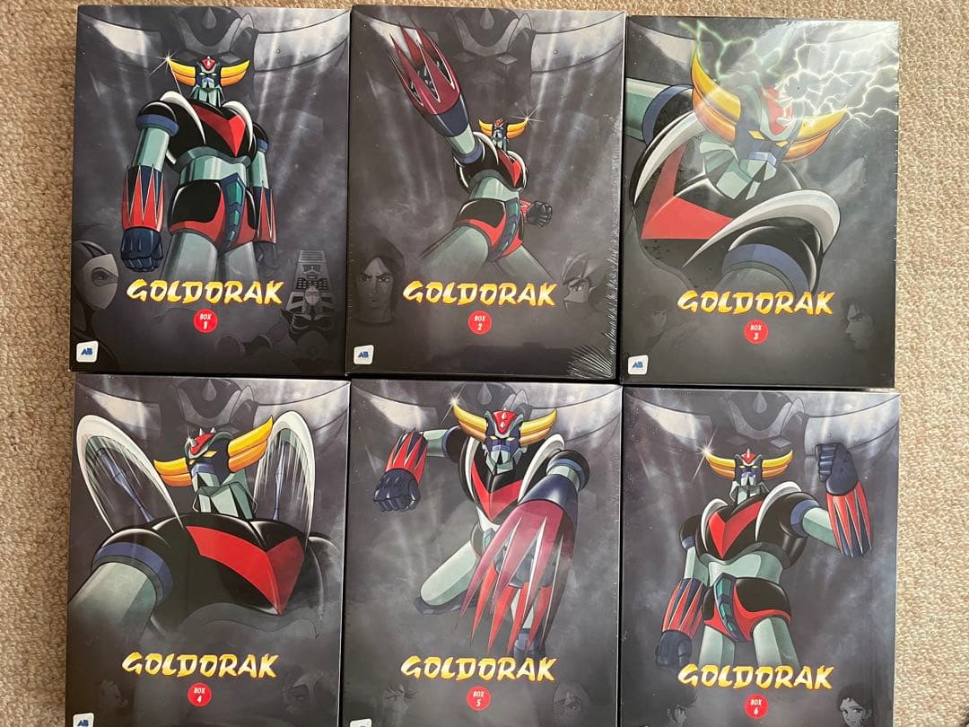 グレンダイザーコンプリートDVD 6箱ボックスセット 全放送分74話完全収録