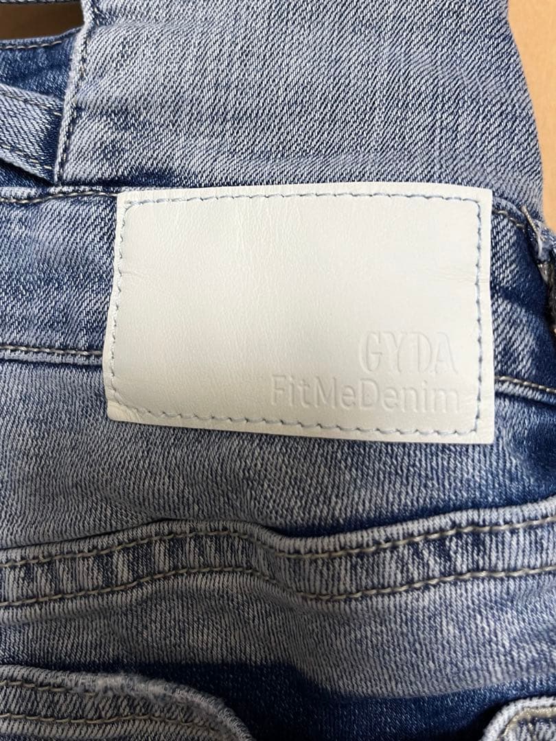 GYDA ハイウエストウエストクロススキニーデニムパンツ XSサイズ