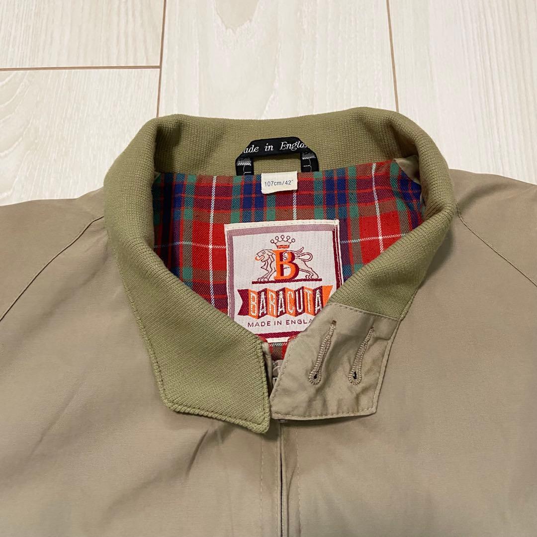 希少レア品 80s BARACUTA G9 OPTIジップ ハリントンジャケット