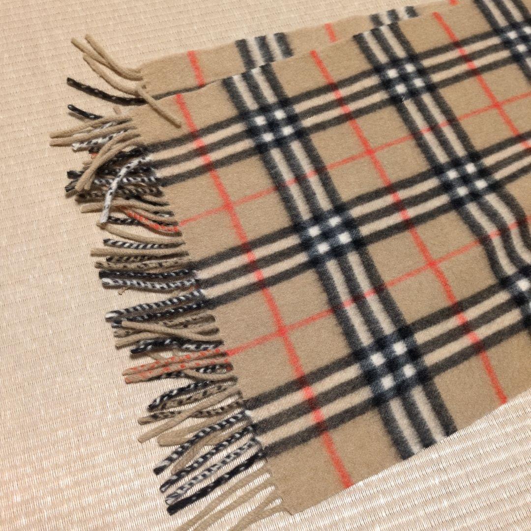 ハ*ナ様 ヴィンテージ　Burberrys pure cashmere マフラー