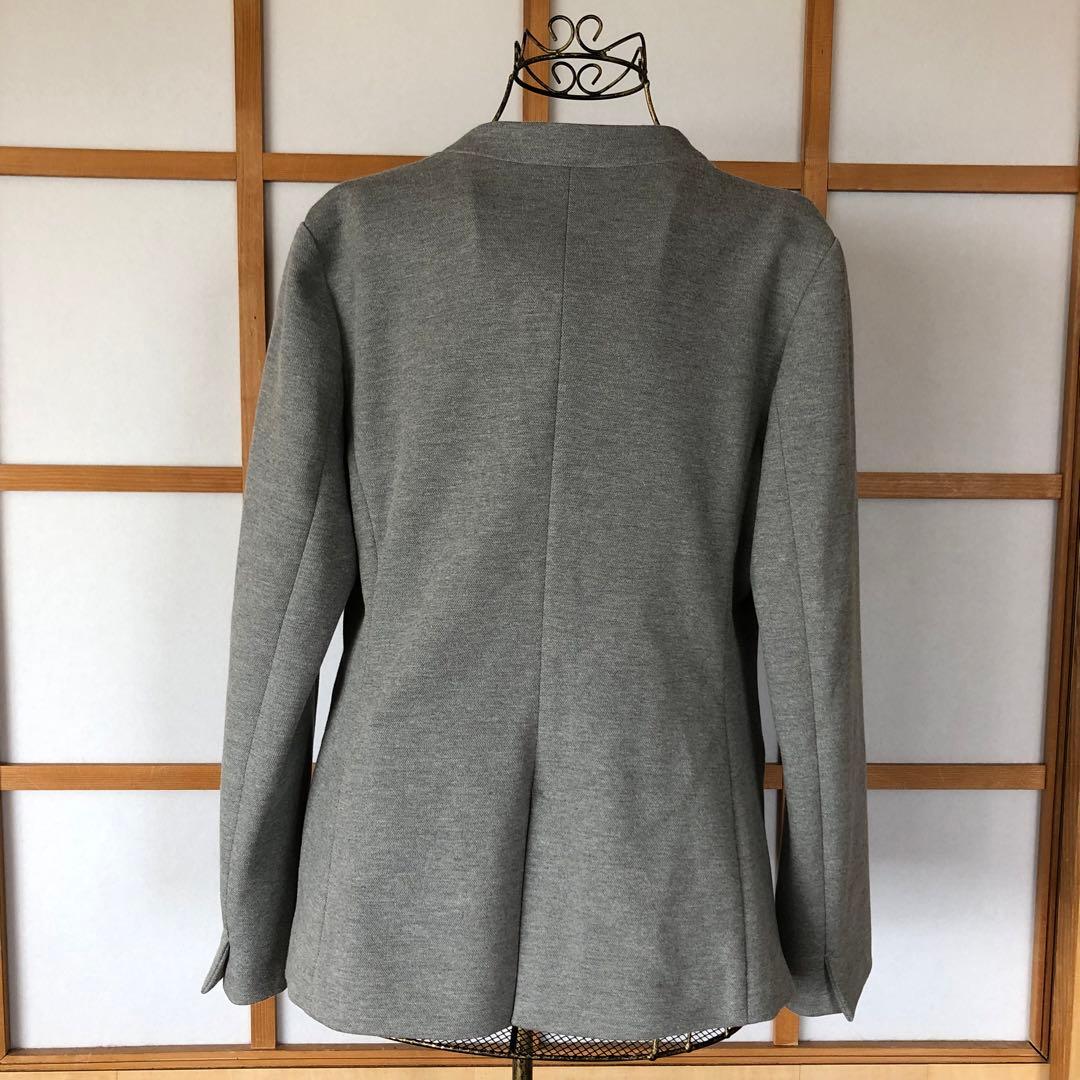 新品　スポルディング　レディース　洗える　ノーカラー　ジャケット　アウター　L