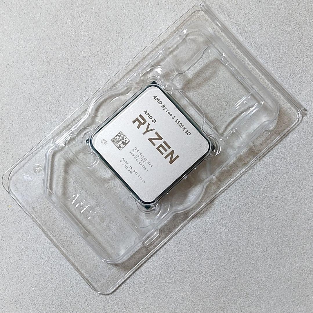 新品未使用☆AMD Ryzen 5 5500X3D Socket AM4 6コア