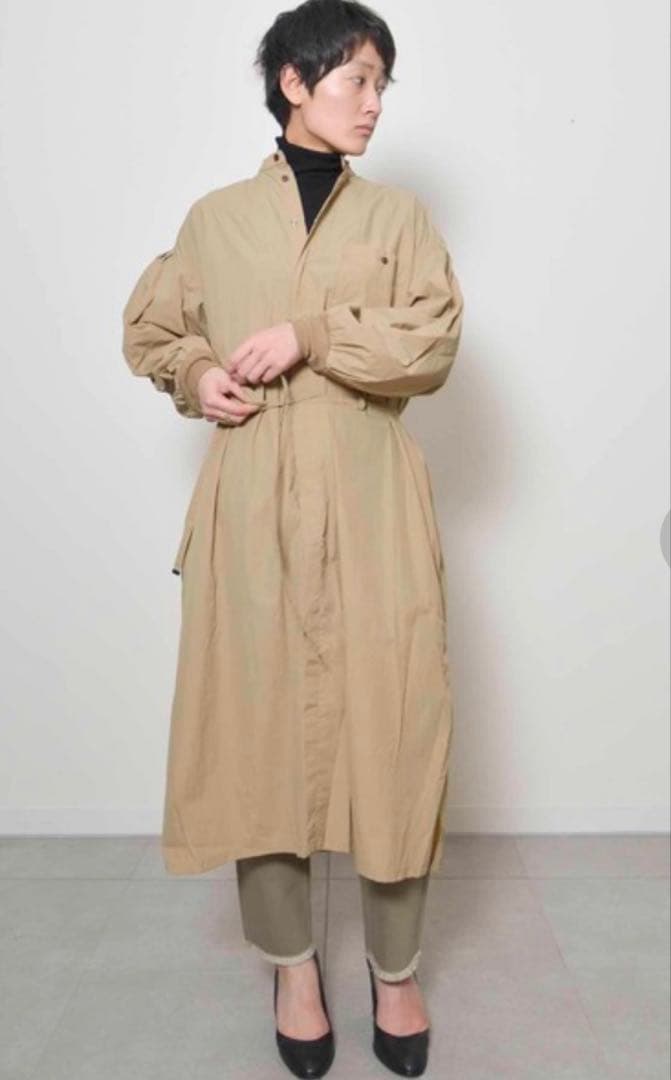 新品同様　ジョンブルJohnbull ¥23,100 ナイロンミリタリーコート