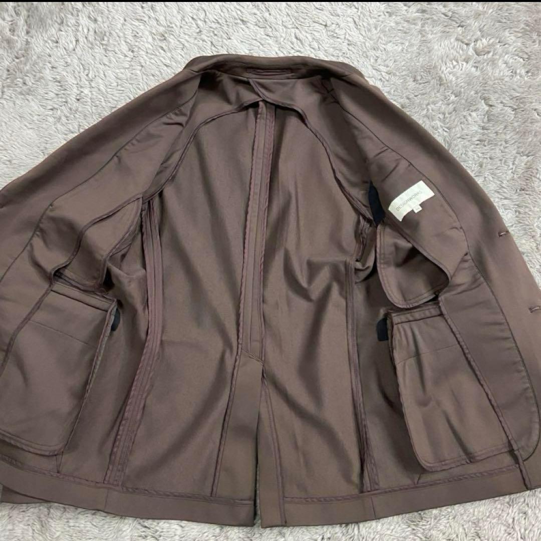 DESIGNWORKS デザインワークス⭐️ジャージセットアップ　ブラウン　S