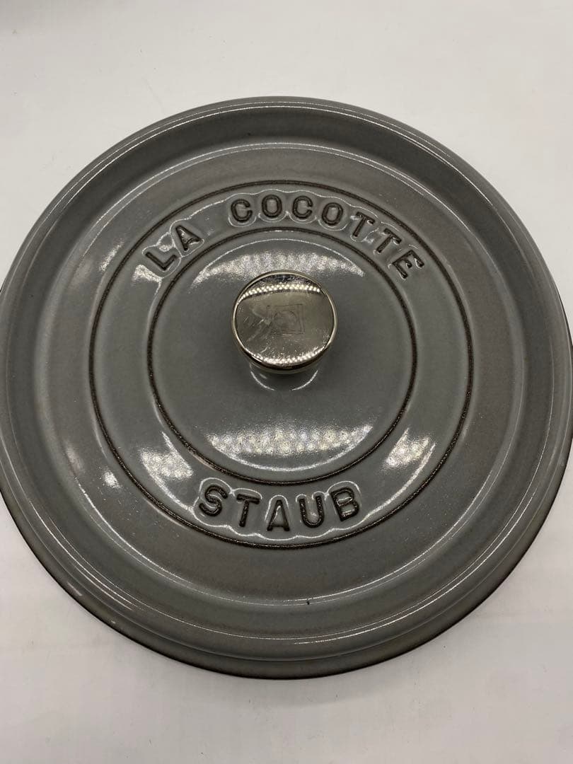 staub（ストウブ） ピコ・ココット ラウンド 24cm グレー