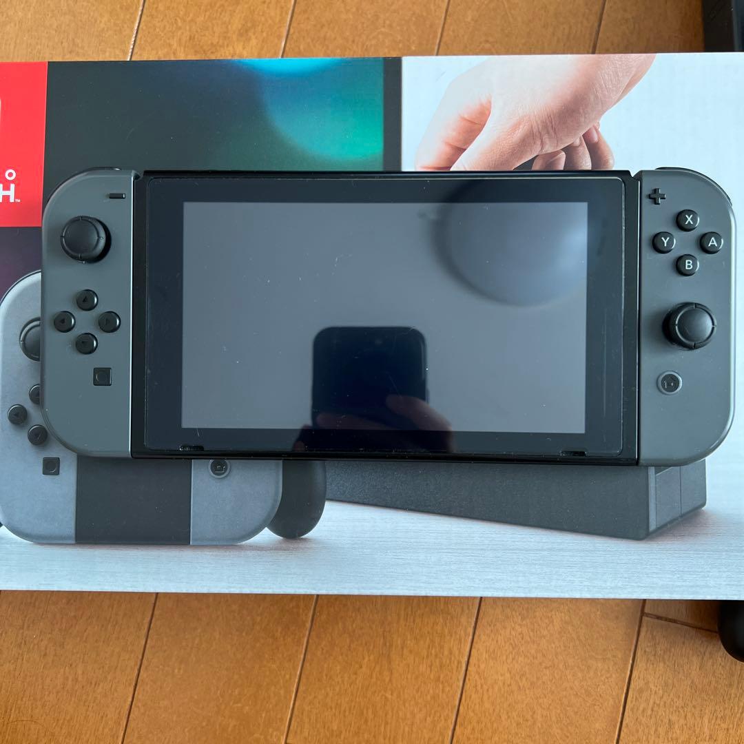 【付属品全てあり】　Nintendo Switch グレー　旧型