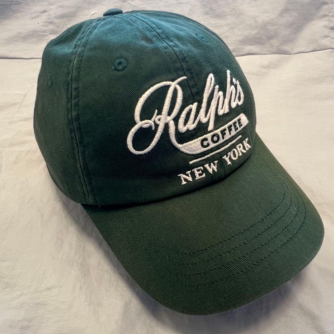 POLO RALPH LAUREN ラルフズコーヒー コットン CAP グリーン