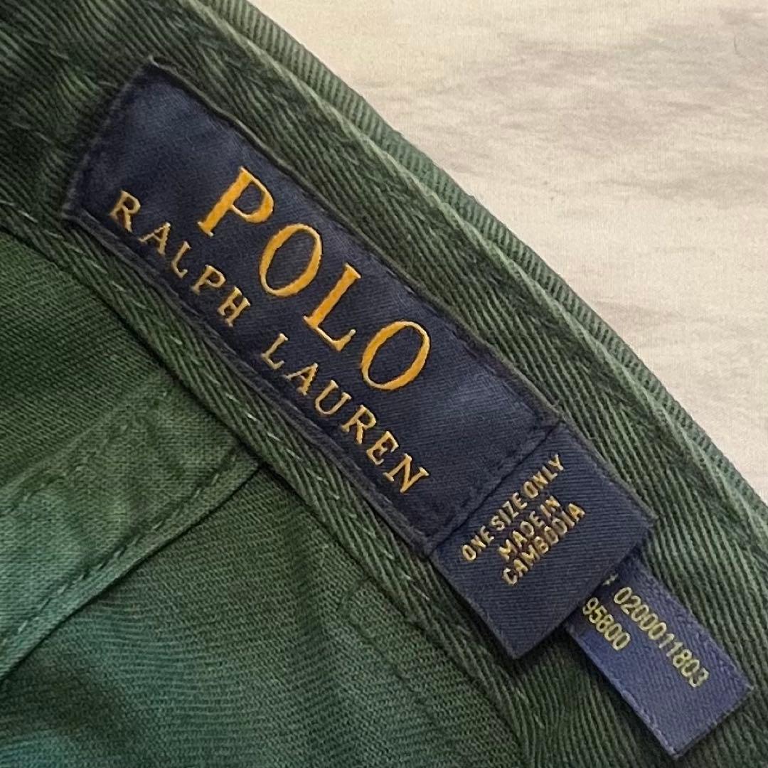 POLO RALPH LAUREN ラルフズコーヒー コットン CAP グリーン