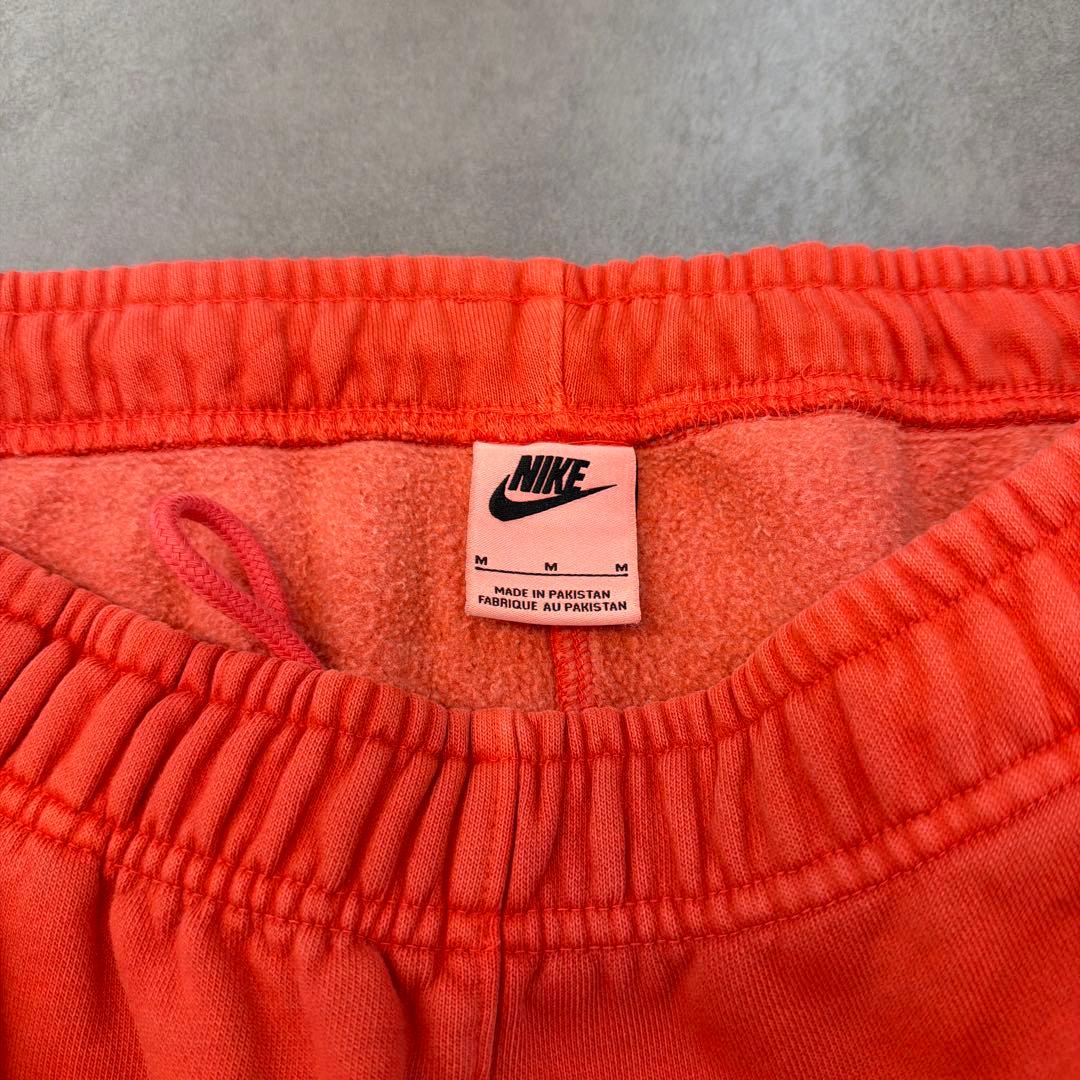 STUSSY × NIKE スウェットパンツ レッド　Mサイズ　美品