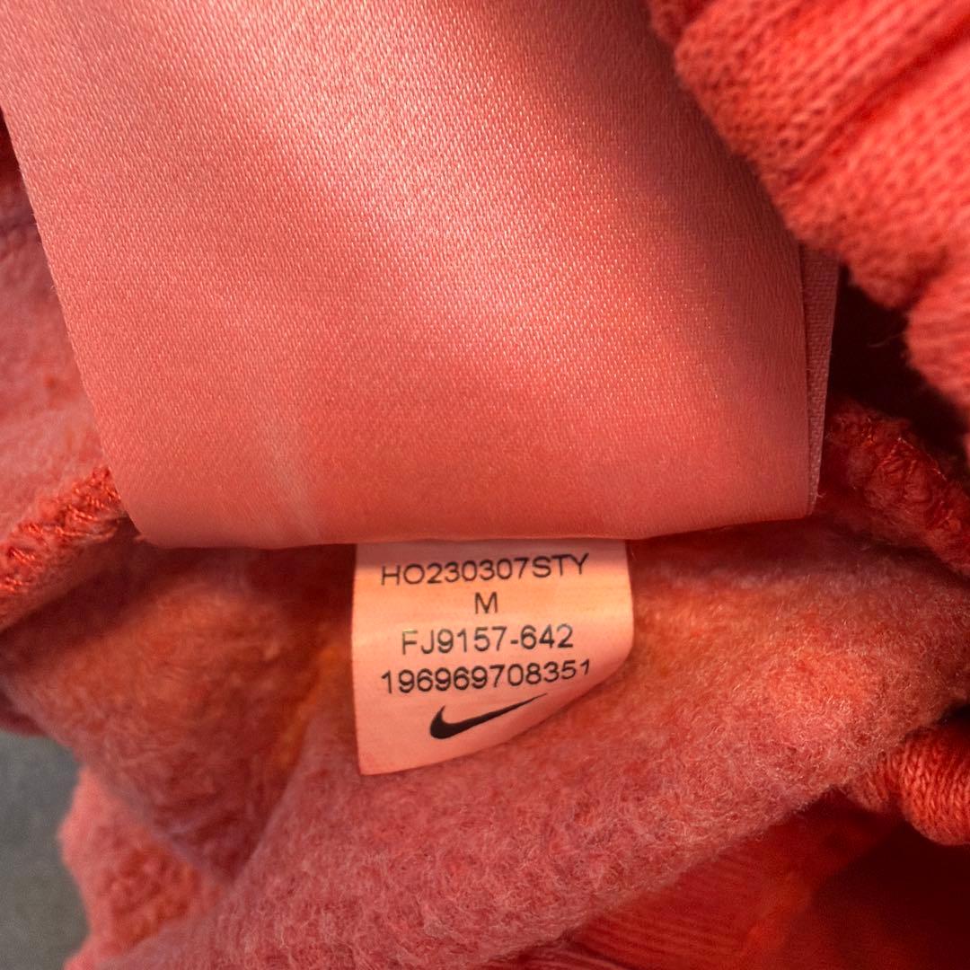 STUSSY × NIKE スウェットパンツ レッド　Mサイズ　美品