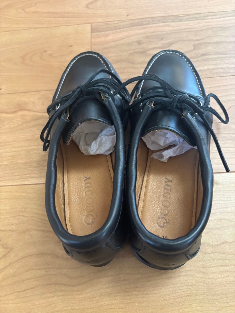 【未使用】Quoddy Trail Moccasin デッキシューズ（