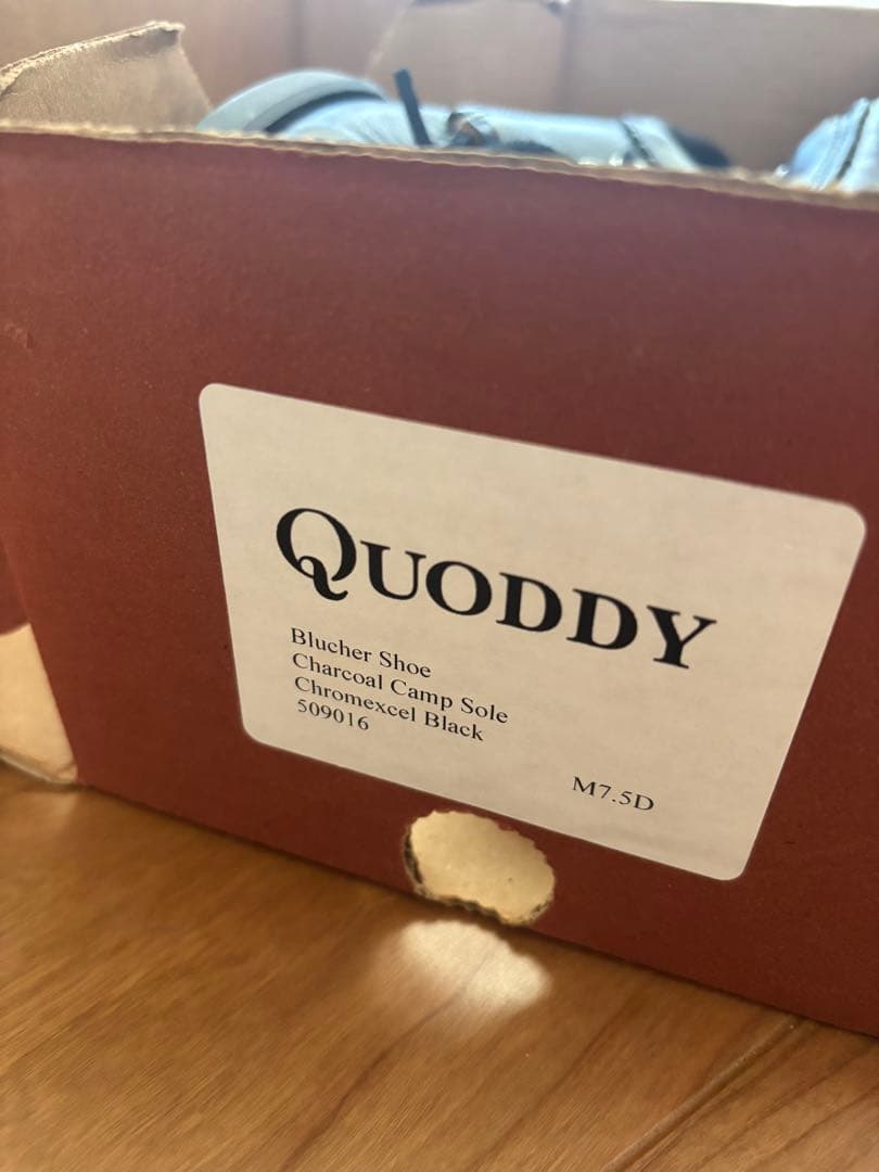 【未使用】Quoddy Trail Moccasin デッキシューズ（