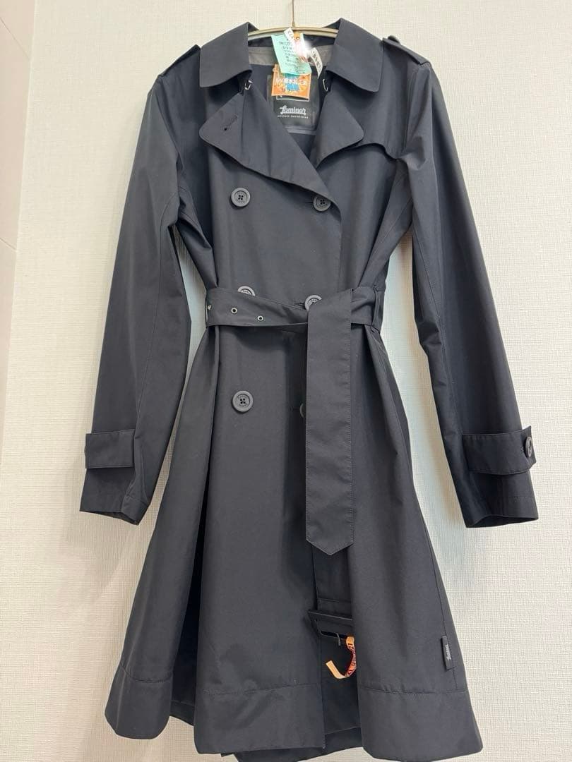 ヘルノ　ステンカラーコート　レインコート　GORE-TEX ブラック 42