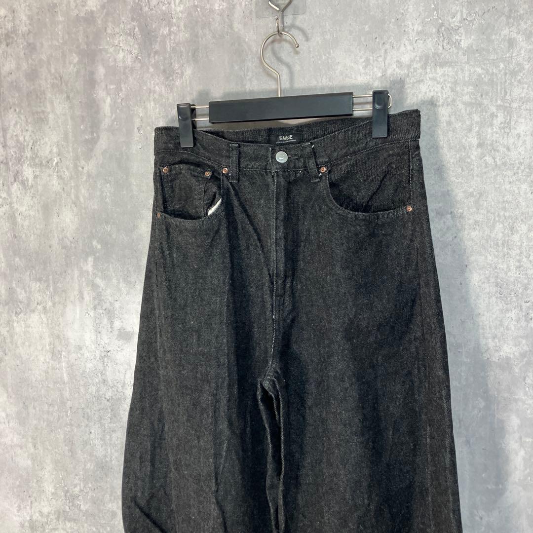 LESSAGE ルーズウェービング 3Dデニムパンツ 38