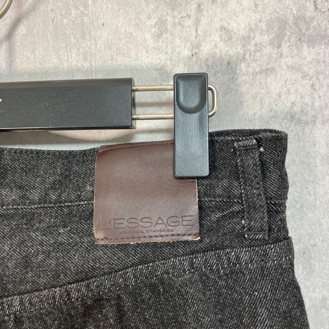 LESSAGE ルーズウェービング 3Dデニムパンツ 38