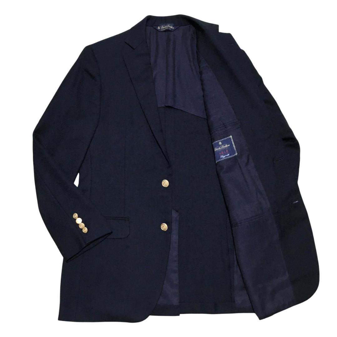 BROOKS BROTHERS ブルックスブラザーズ ホップサック地 紺ブレザー