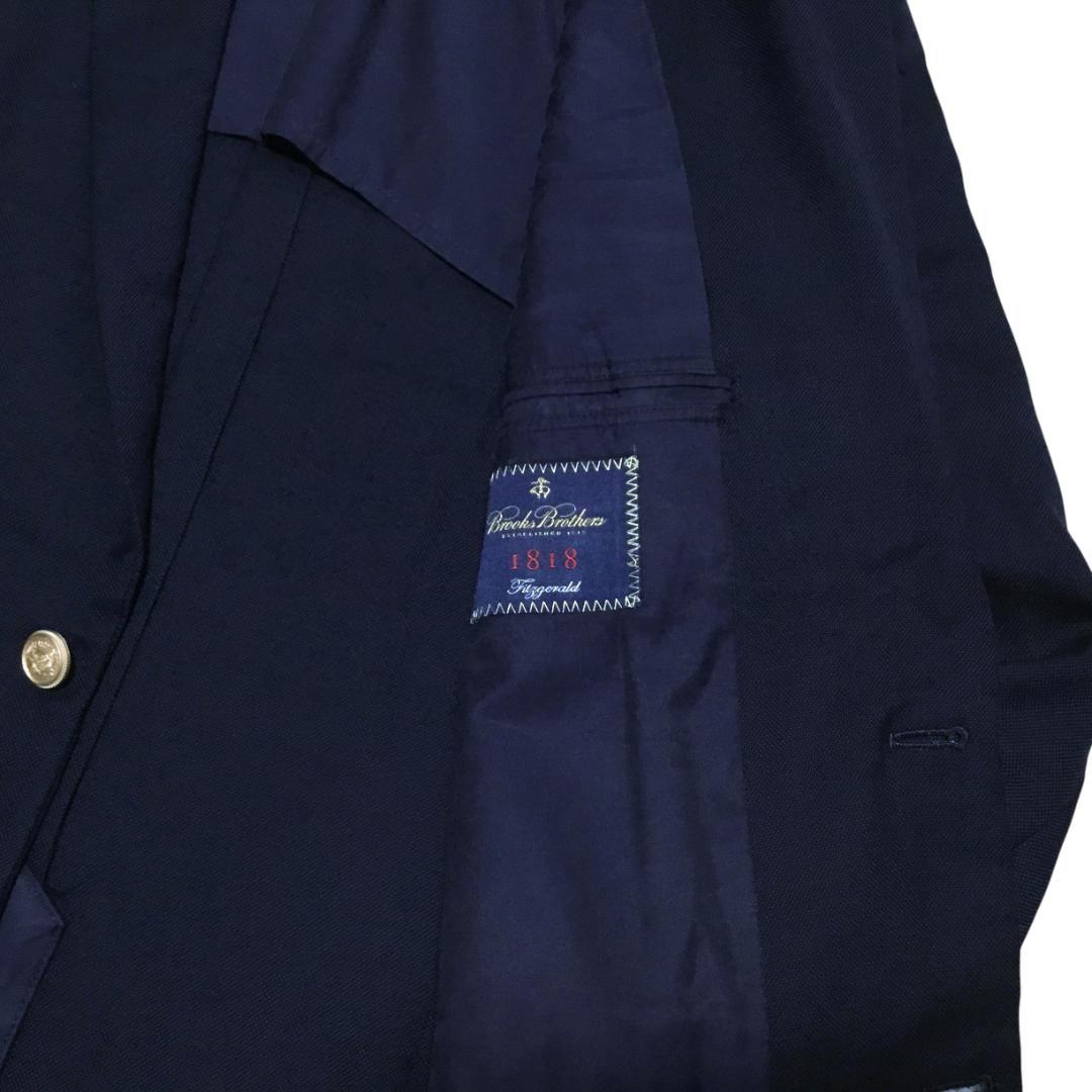 BROOKS BROTHERS ブルックスブラザーズ ホップサック地 紺ブレザー
