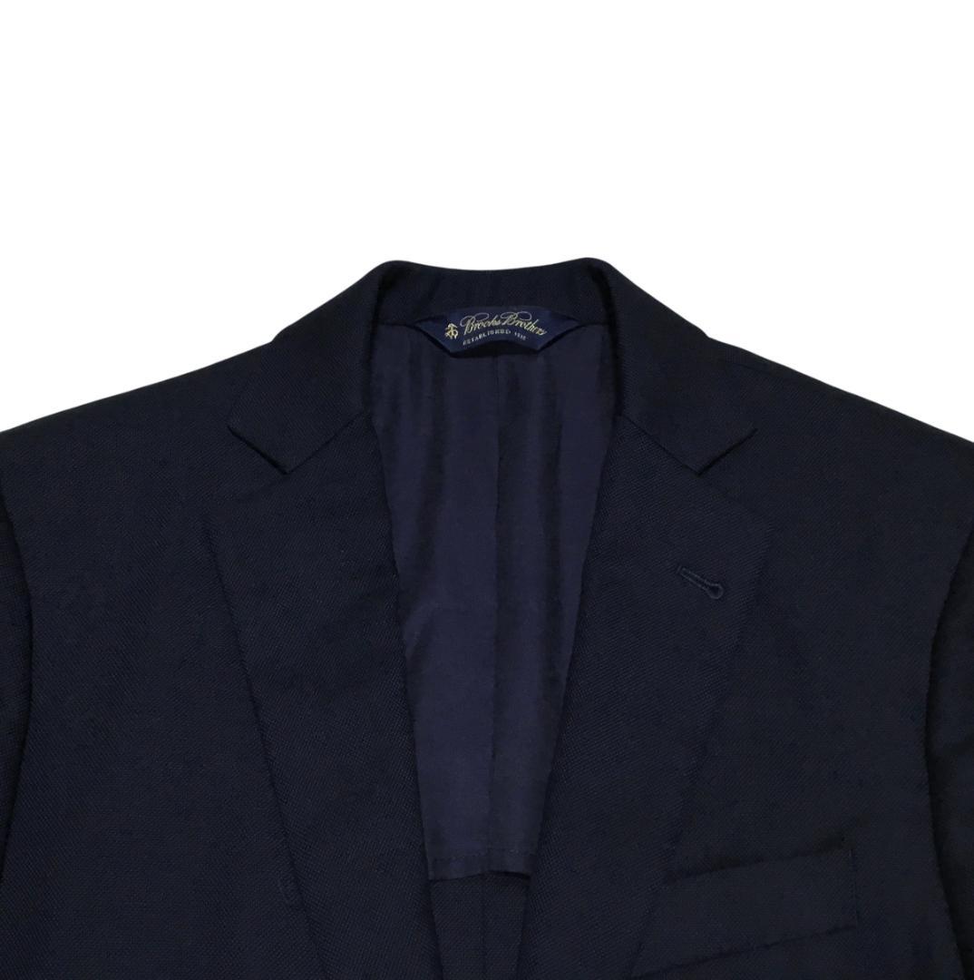 BROOKS BROTHERS ブルックスブラザーズ ホップサック地 紺ブレザー