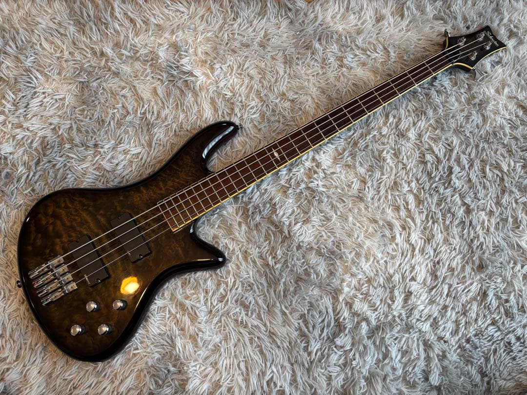 【美品】schecter extreme 4 スルーネックEMG搭載　上位モデル