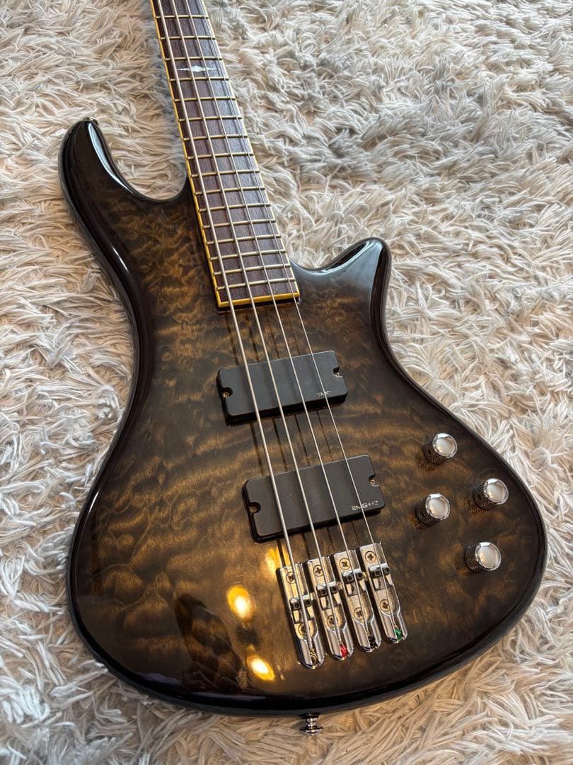 【美品】schecter extreme 4 スルーネックEMG搭載　上位モデル