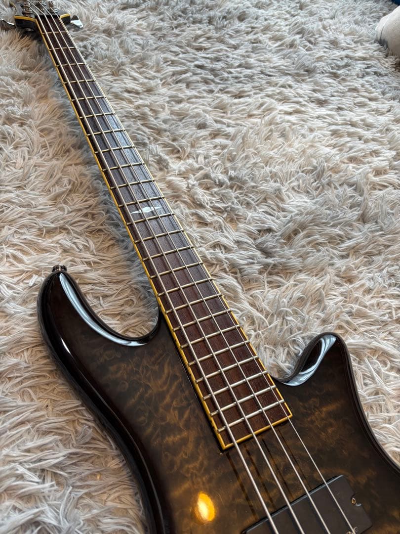 【美品】schecter extreme 4 スルーネックEMG搭載　上位モデル