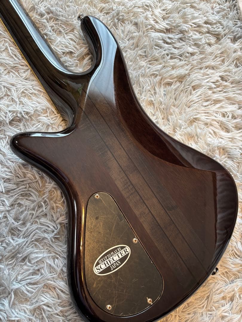 【美品】schecter extreme 4 スルーネックEMG搭載　上位モデル