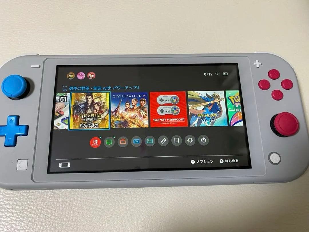 Switch right 限定ザシアン、ザマゼンタモデル