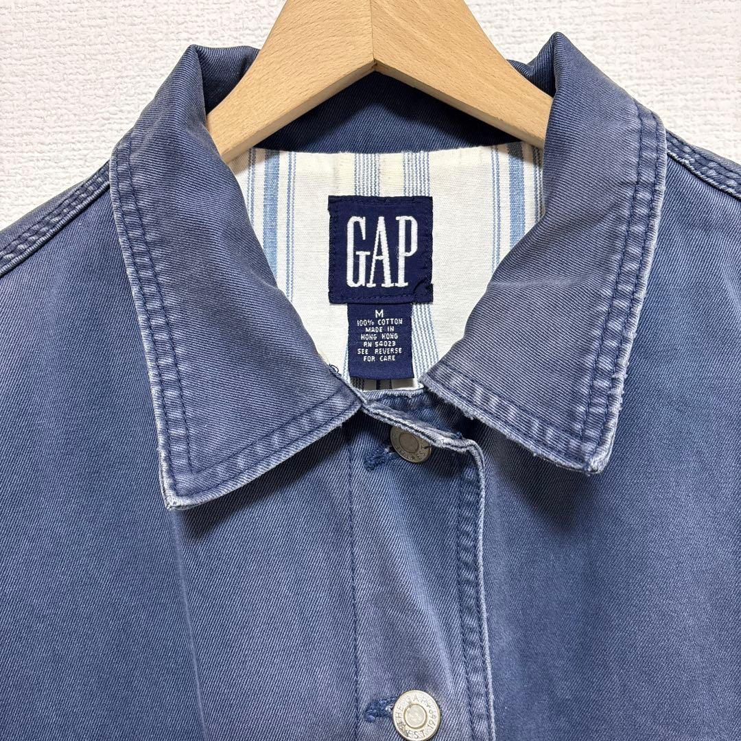 OLD GAP カバーオール 厚手コットン フェードネイビー