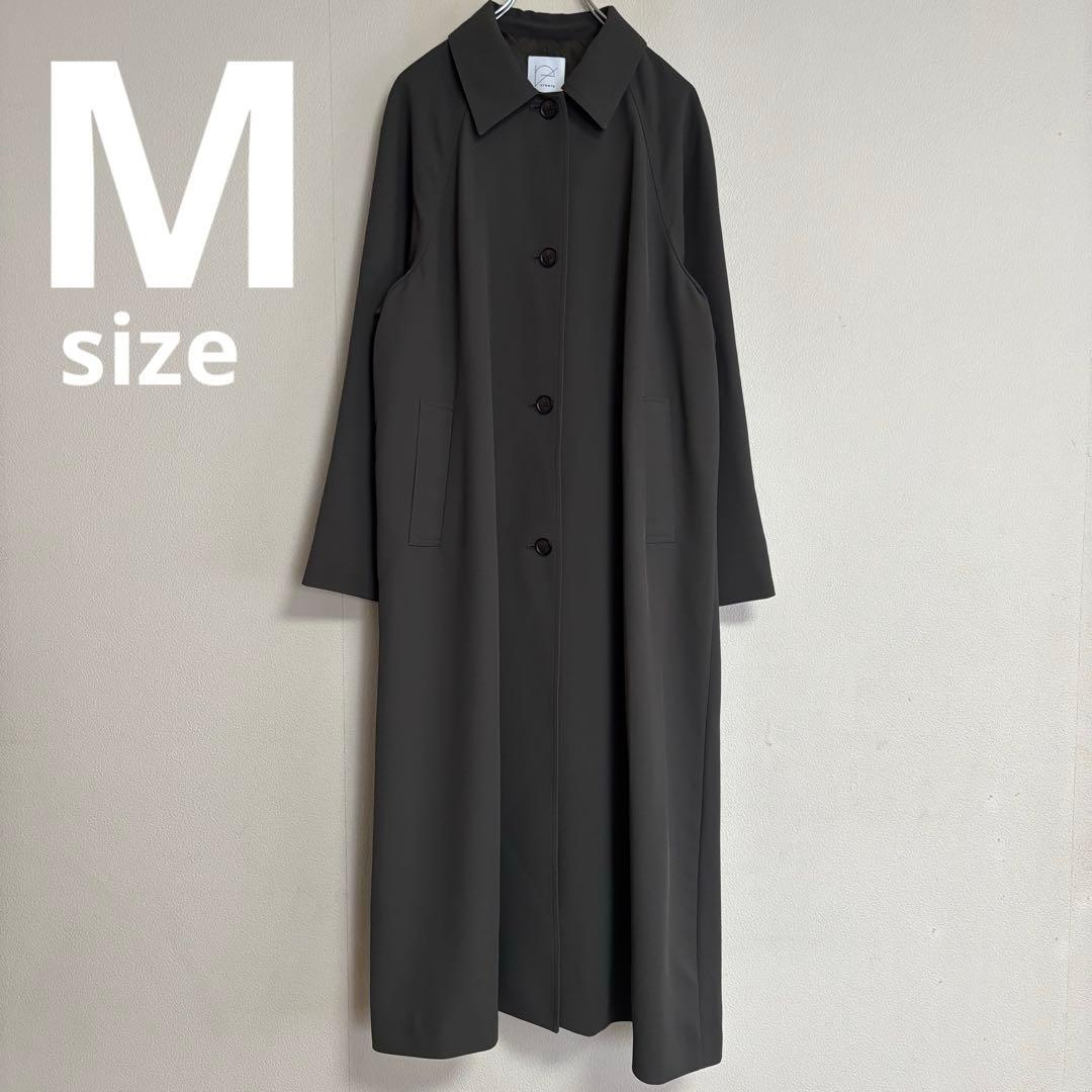 【美品】crewre レディース ドレープ ステンカラーコート ロング 2024