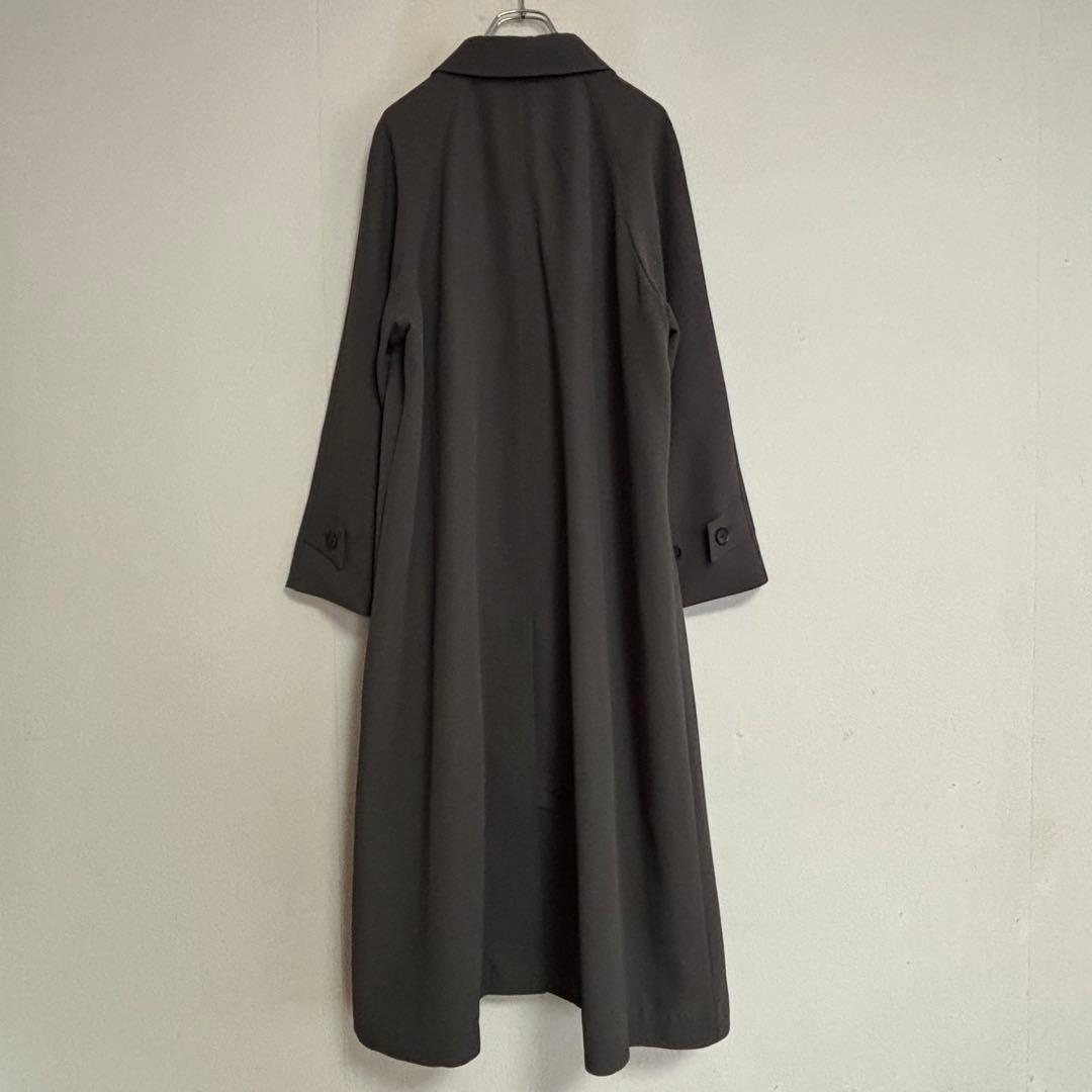 【美品】crewre レディース ドレープ ステンカラーコート ロング 2024